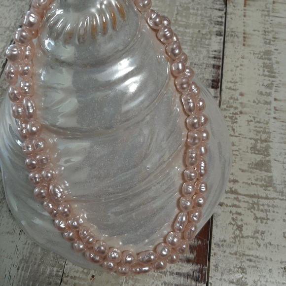 Jewelry Vintage Faux Pink Pearl Necklace Poshmark